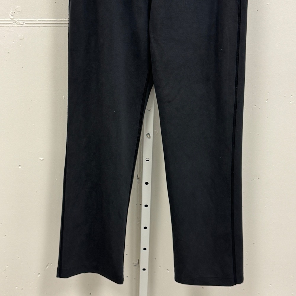 Lululemon Softstreme High-Rise‎ Pant Regular Sz 6 Black Charcoal Wide Leg - Picture 5 of 16